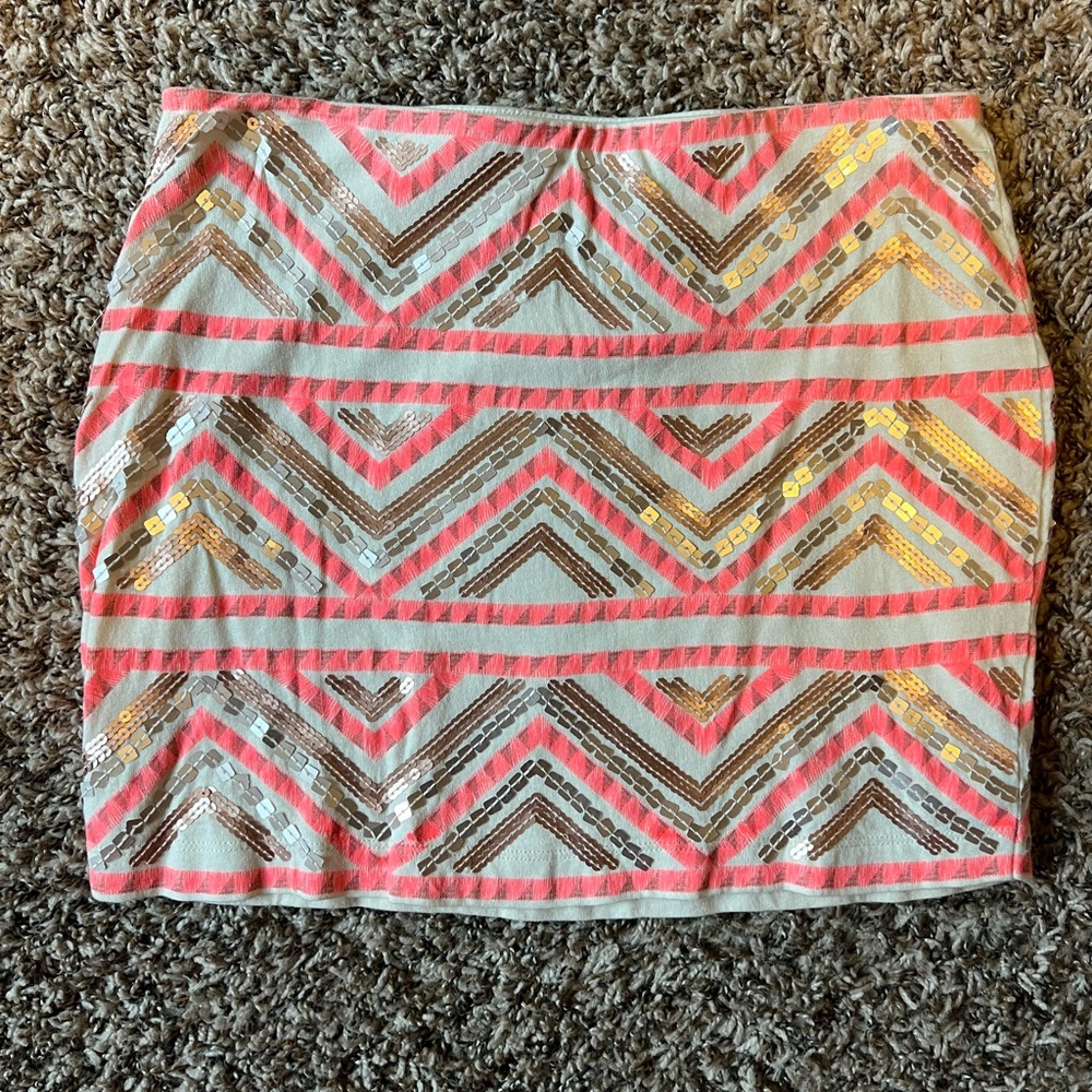 Express sequin skirt - size xs